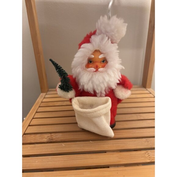 Vintage Santa Decor Ornament Table Topper Santa Sack Christmas Tree - Picture 9 of 9